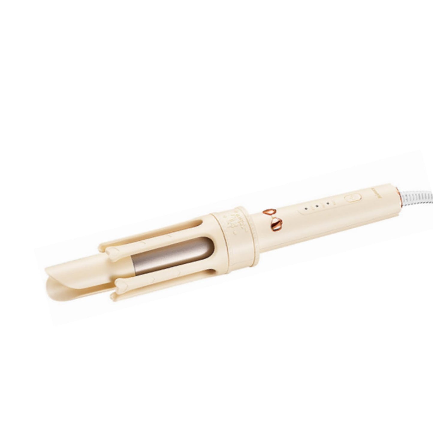 Automatic Rotating Curling Iron - Curlpro Beach Waves Curling Wand, Portable Hair Curler, Ionic, Dual Voltage & Lightweight for Travel, Ceramic Coating
