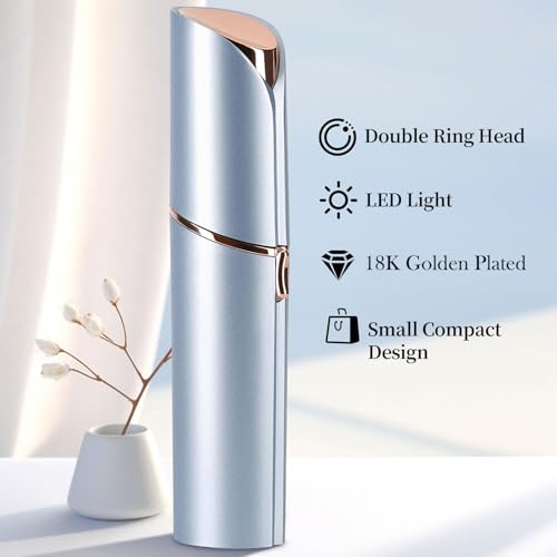 Infinity Choices Facial Hair Remover for Women – Electric Face Razor with Light, Hair Removal for Upper Lip, Chin & Cheeks