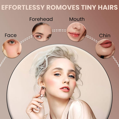 Infinity Choices Facial Hair Remover for Women – Electric Face Razor with Light, Hair Removal for Upper Lip, Chin & Cheeks