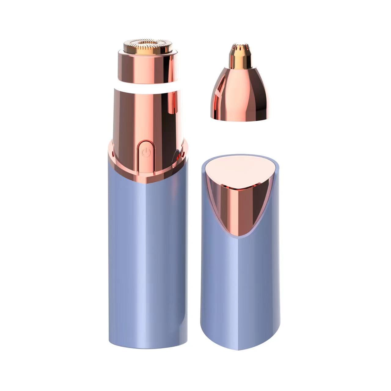 Infinity Choices Eyebrow & Facial Trimmer: 2 in1 Rechargeable Facial Hair Removal & Eyebrow Shaver