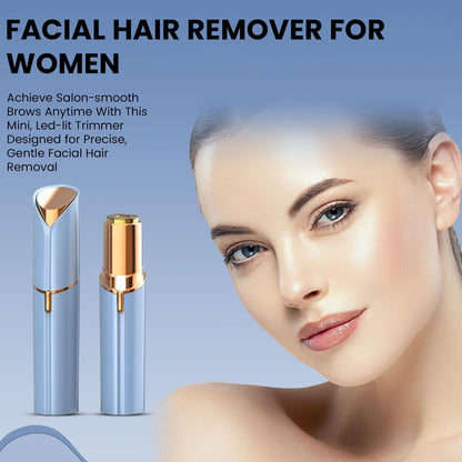 Infinity Choices Facial Hair Remover for Women – Electric Face Razor with Light, Hair Removal for Upper Lip, Chin & Cheeks