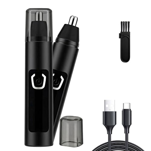 Infinity Choices Nose Hair Trimmer for Men Women - Electric Nose Hair Clipper with Replaceable Stainless Steel Blade, Powerful Motor