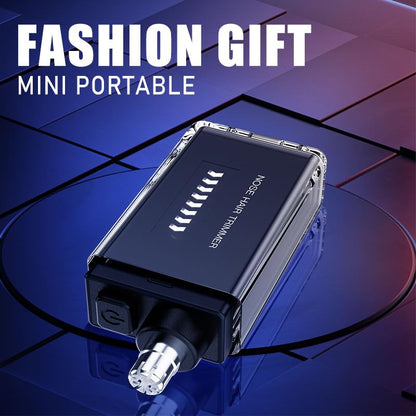Infinity Choices Nose Hair Trimmer for Men Women - Electric Nose Hair Clipper with Replaceable Stainless Steel Blade, Powerful Motor