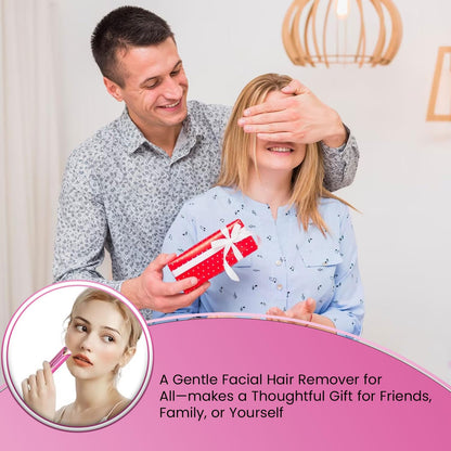 Infinity Choices Facial Hair Remover for Women – Electric Face Razor with Light, Hair Removal for Upper Lip, Chin & Cheeks