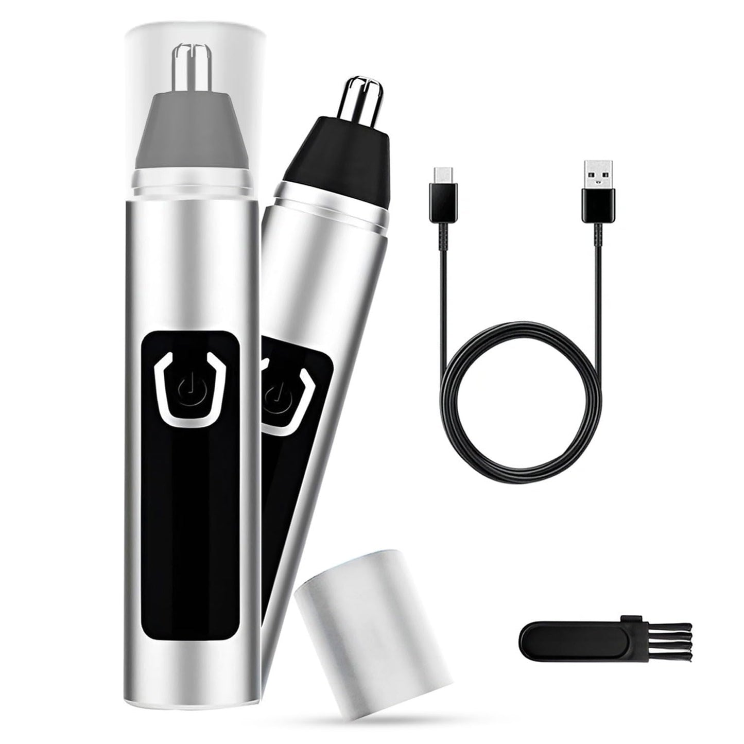 Infinity Choices Nose Hair Trimmer for Men Women - Electric Nose Hair Clipper with Replaceable Stainless Steel Blade, Powerful Motor