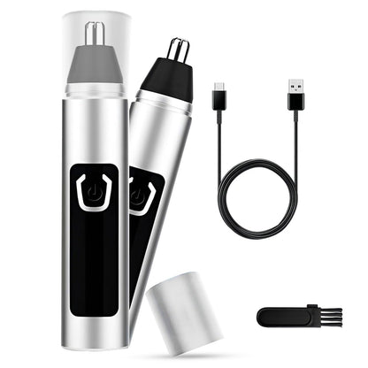 Infinity Choices Nose Hair Trimmer for Men Women - Electric Nose Hair Clipper with Replaceable Stainless Steel Blade, Powerful Motor