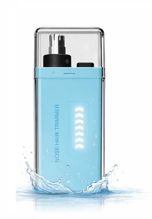 Infinity Choices Nose Hair Trimmer for Men Women - Electric Nose Hair Clipper with Replaceable Stainless Steel Blade, Powerful Motor