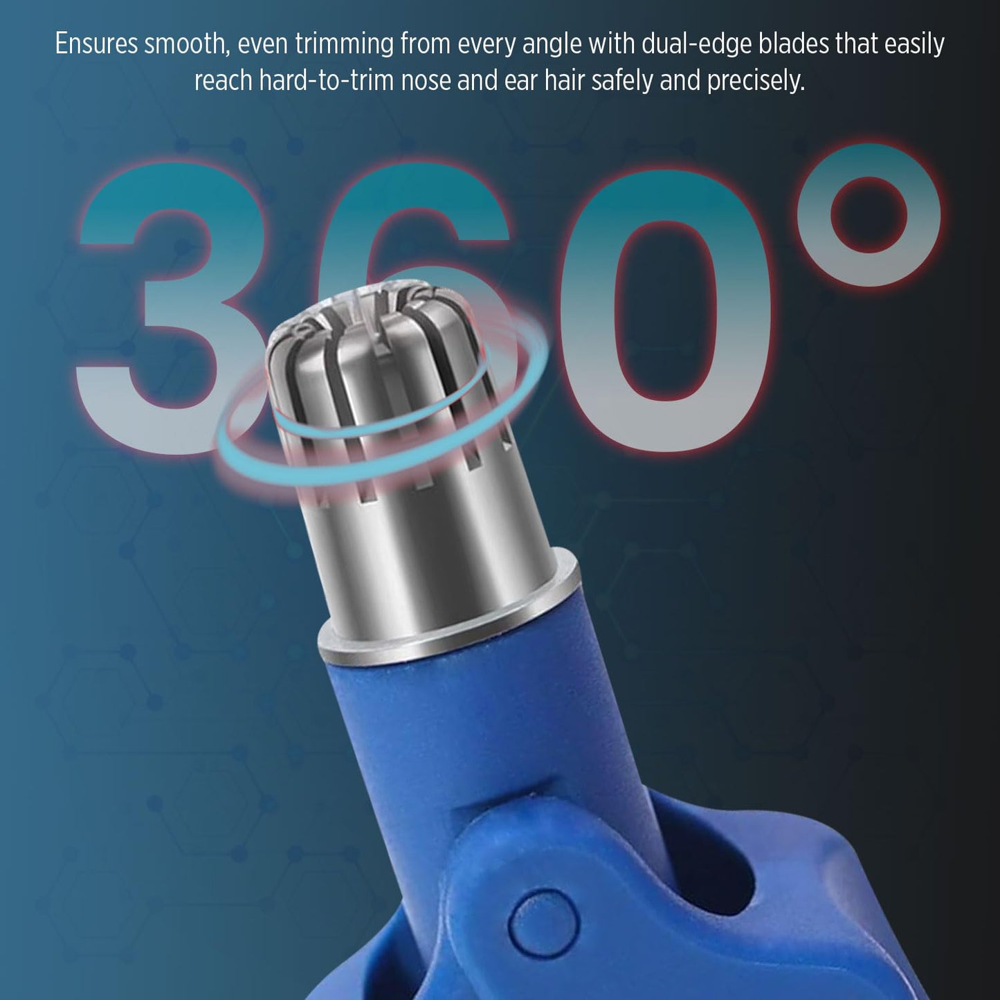 Infinity Choices Stainless Steel Hair Trimmer for Men and Women | Manual Nose and Ear Hair Trimmer