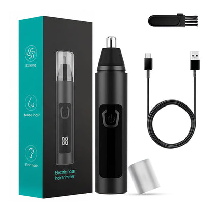 Infinity Choices Nose Hair Trimmer for Men Women - Electric Nose Hair Clipper with Replaceable Stainless Steel Blade, Powerful Motor