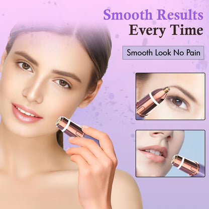 Infinity Choices Eyebrow & Facial Trimmer: 2 in1 Rechargeable Facial Hair Removal & Eyebrow Shaver