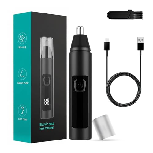 Infinity Choices Nose Hair Trimmer for Men Women - Electric Nose Hair Clipper with Replaceable Stainless Steel Blade, Powerful Motor